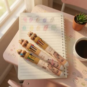 Lapiceros Capibaras Multitintas con 10 colores